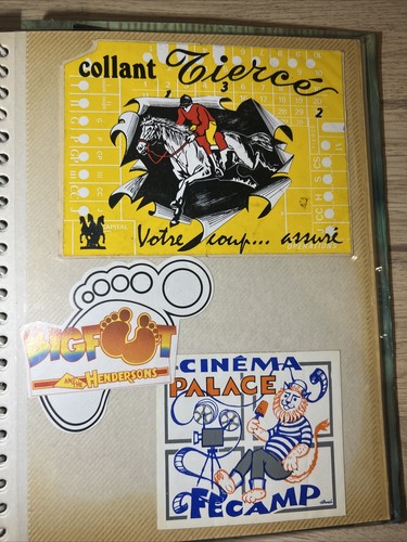 Lot autocollant - de,