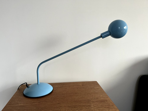 Lampe boulle bleu design - boulle,