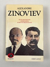 Alexandre ZINOVIEV - 3 Oeuvres - KGB - Russie - Bouquins - Robert Laffont 1990