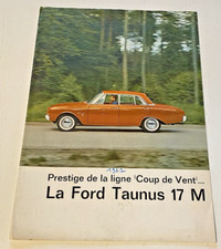 Brochure de Vente FORD Taunus 17 M  - 1961 ? - Etat Correct.