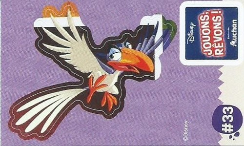 Carte auto collante disney - disney,