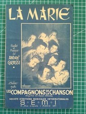 Ancienne Partition - La Marie