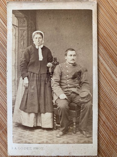 Photo carte visite cdv - photo, de
