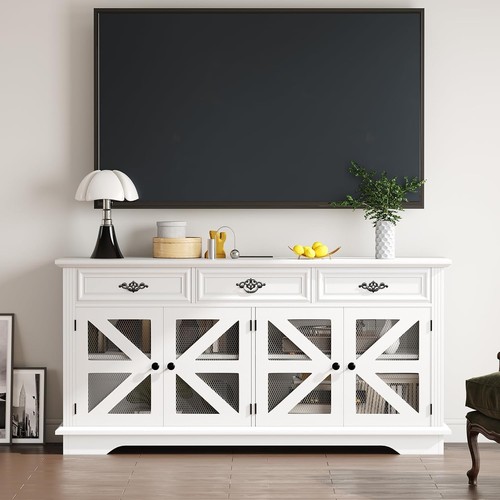 Farmhouse buffet cabinet - 63",