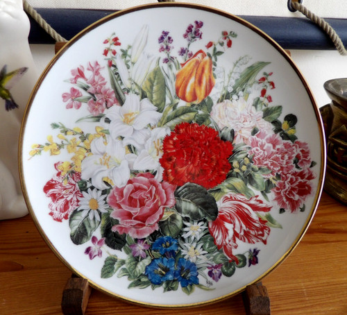 Assiette flowers the world - flowers,