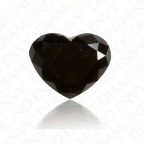 Diamant noir forme coeur - diamant, de