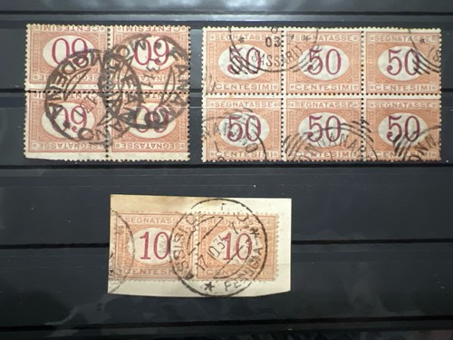 Italie segnatasse blocs - italie,