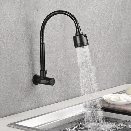 Robinet mural compact avec