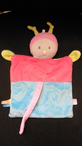 Doudou plat insecte papillon - doudou,
