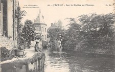 76-FECAMP-PARTIE DE PECHE SUR LA RIVIERE-N 6010-D/0075