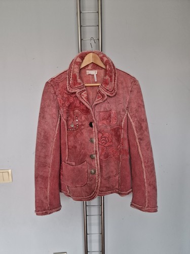 Veste manteau rose - , elisa