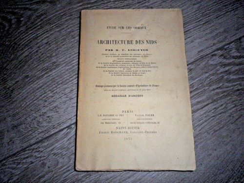 Ornithologie 1875 - ornithologie,