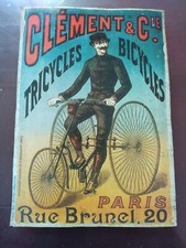 4 Anciennes plaques acier