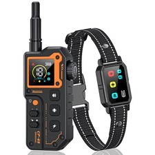 Collier de Dressage pour Chien Portée 3000 Mètres Collier Électrique pour Chi...