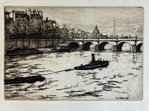 Eugène bejot gravure - bejot, eau