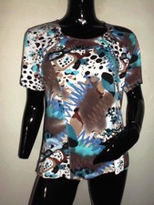 T-SHIRT LEGER DEDAR FEMME MOTIF ABSTRAIT MULTICOLORE T:42