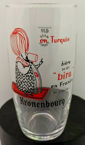 Verre bière collector - à,