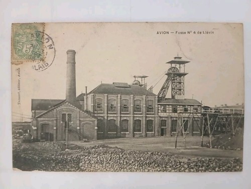 Cpa avion mines - cpa,, (62),