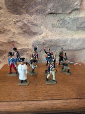 lot de 10 soldats Starlux en plomb armée napoléon 1er empire, soldat, hussards