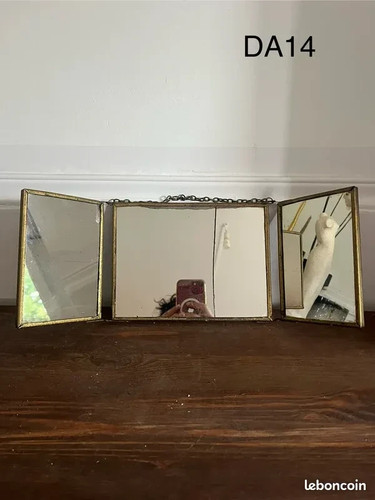 Miroir triptyque coiffeuse - miroir,