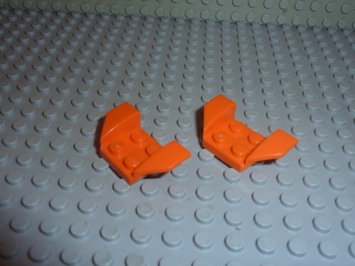 Lego orange car - lego, 2x4