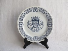 assiette souvenir des fêtes médiévales,gien 1979