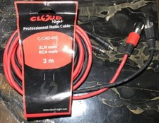 Câble Audio  Hi-fi / Studio / Sono Grosse Section XLR X2 / RCA X2 Stéréo 3 M