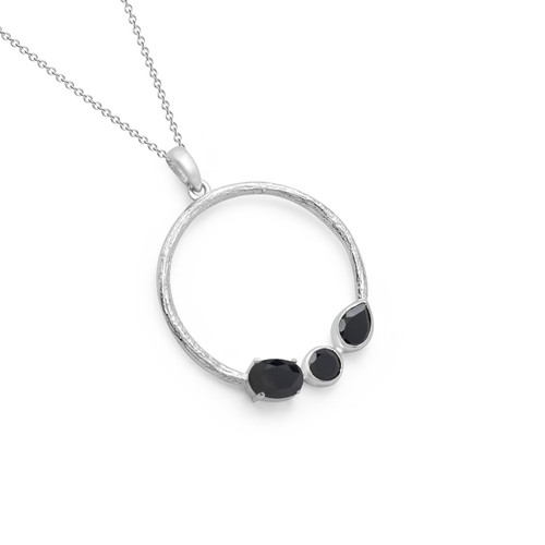 Véritable pendentif onyx - véritable,