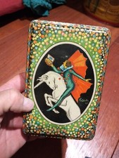 Ancienne Boite EN Tole De Fer Blanc Not Enamelled Originale Cappiello 1930