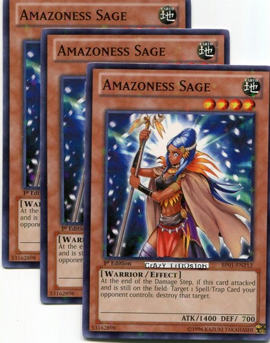 Oh amazoness sage - 3, yu-gi-oh