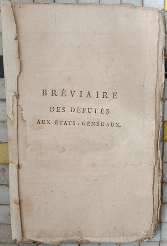 Bréviaire des députés aux
