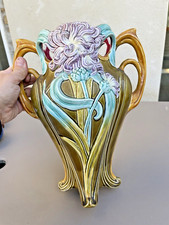 grand vase en barbotine Onnaing.