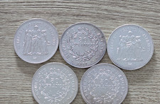 pièce argent 50 francs