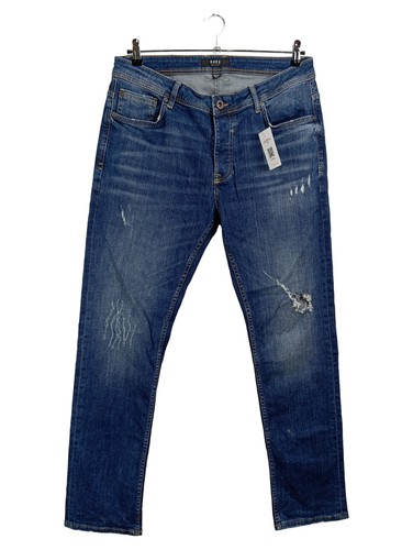Smog jean déchiré homme bleu - smog,