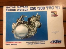 Manuel reparation usine KTM vintage 250 300 TVC vintage 1990 1991 1992 type 546 