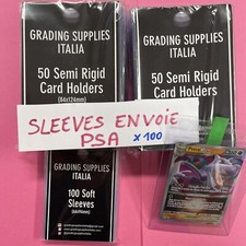 Lot de 100 sleeves semi rigide