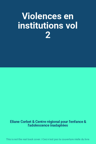 Violences institutions vol - violences, en