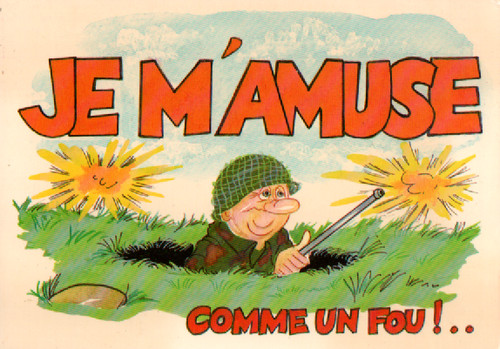 Carte postale humoristique - carte,