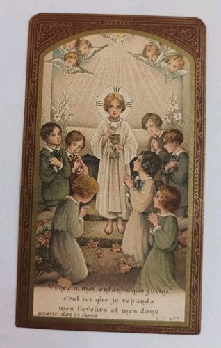 Ancienne image pieuse - ,