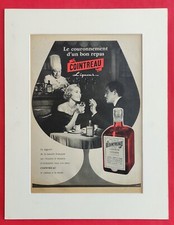 Publicité de presse: Boisson Alcoolisée Liqueur digestif COINTREAU. MARTINI 1957
