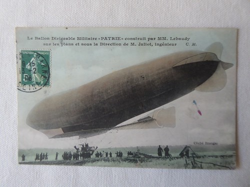 Carte postale aerostation - carte,