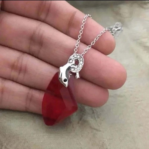 White gold plated - , dolphin