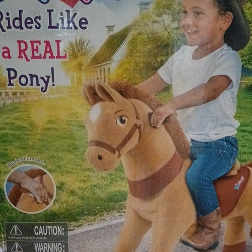 Ponycycle brown ride - ride-on, pony
