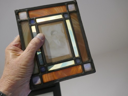 Superbe cadre vitrail art - cadre, en