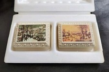 Vintage AVON Savon Parfumé x2 Décor Hivernal Collection