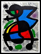 Joan MIRO : Composition II, sculpture, Lithographie originale 1970