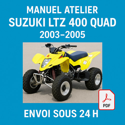 Manuel atelier suzuki quad - manuel, ltz