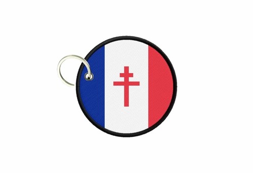 Porte cles clefs drapeau