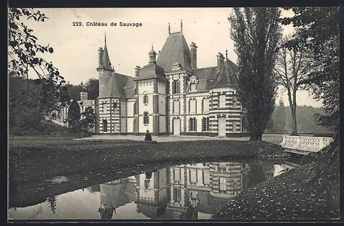Cpa rambouillet château de - château,