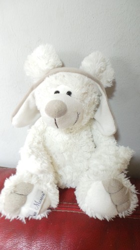 Doudou peluche souris blanche - doudou,
